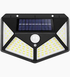 Lampara solar 100 led.  Combo x 4