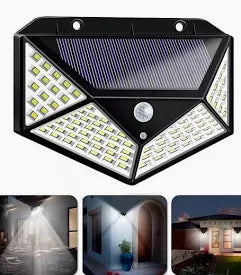 Lampara solar 100 led.  Combo x 4